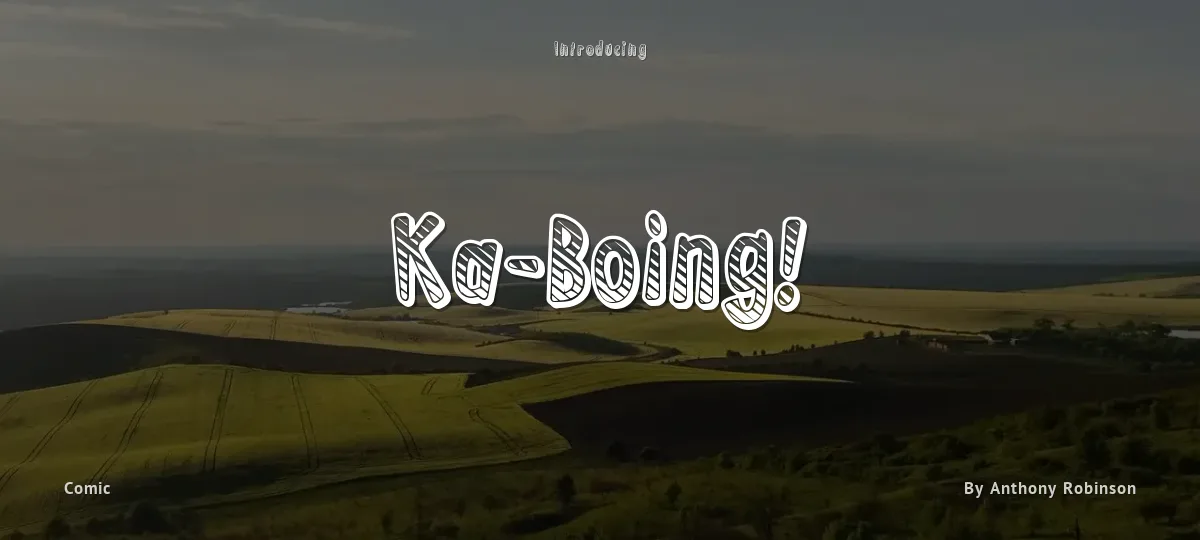 Ka-Boing! font preview