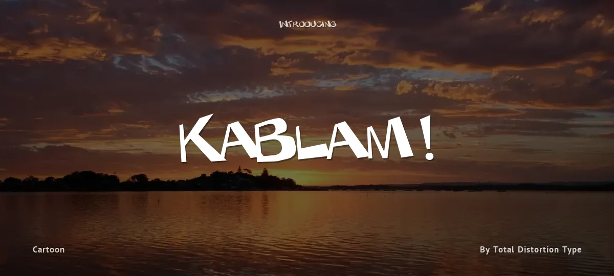 KaBlam ! font preview