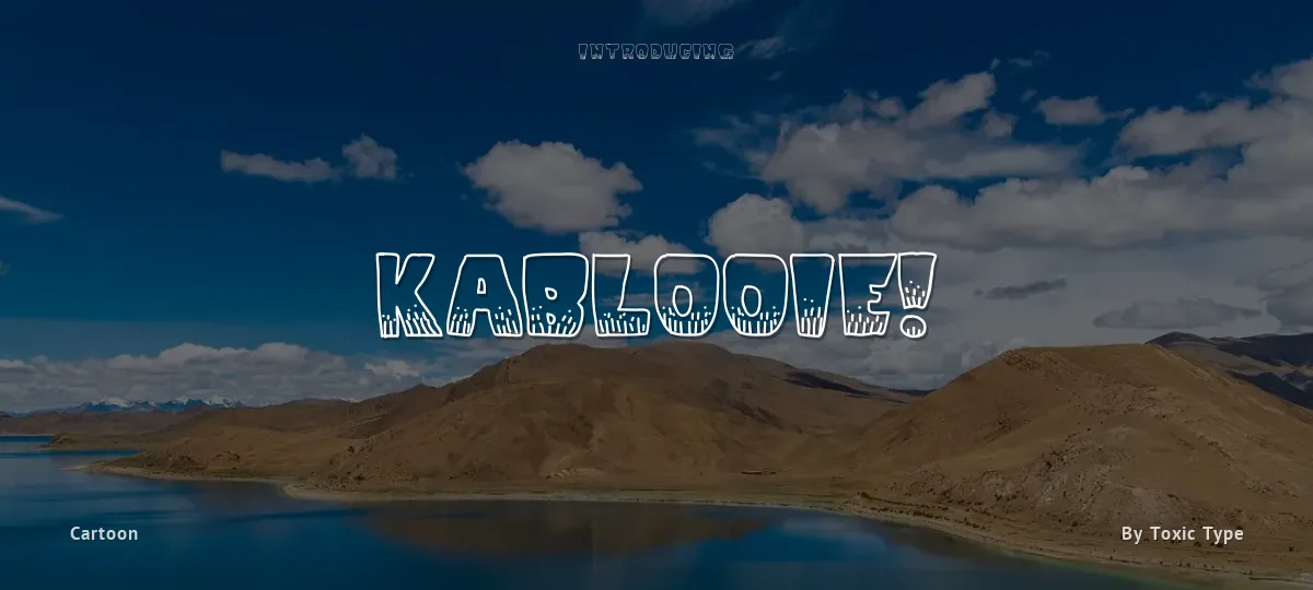 KaBlooie! font preview