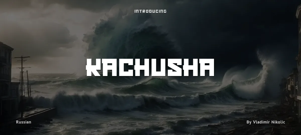 Kachusha font preview