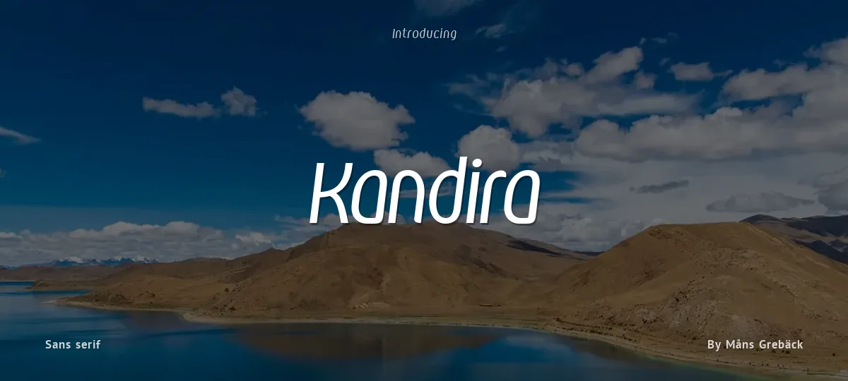 Kandira font preview