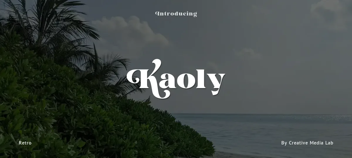 Kaoly font preview