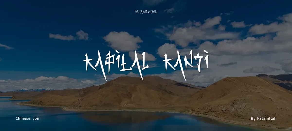 Kapital Kanji font preview