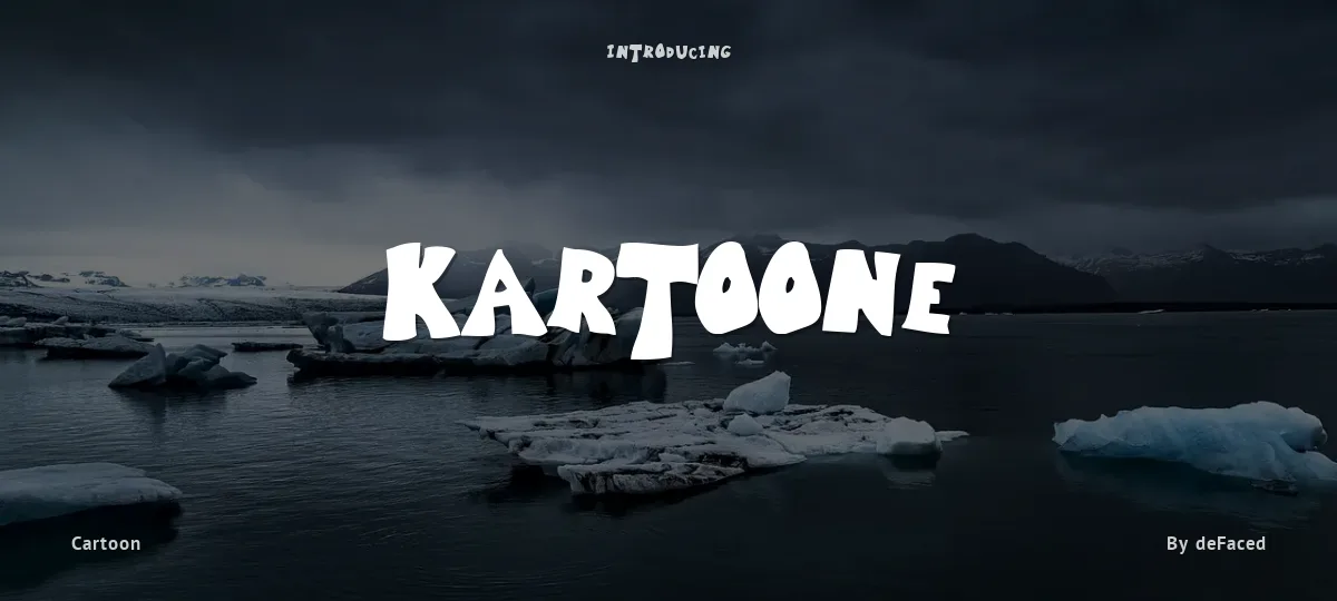 Kartoone font preview