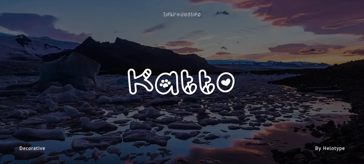 Katto font preview