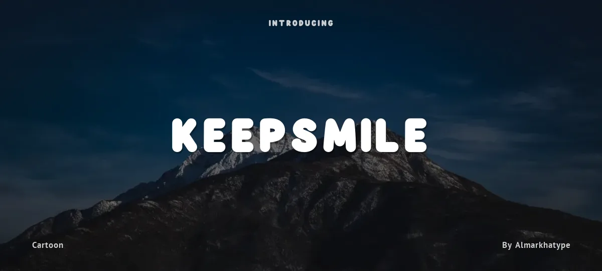 Keepsmile font preview
