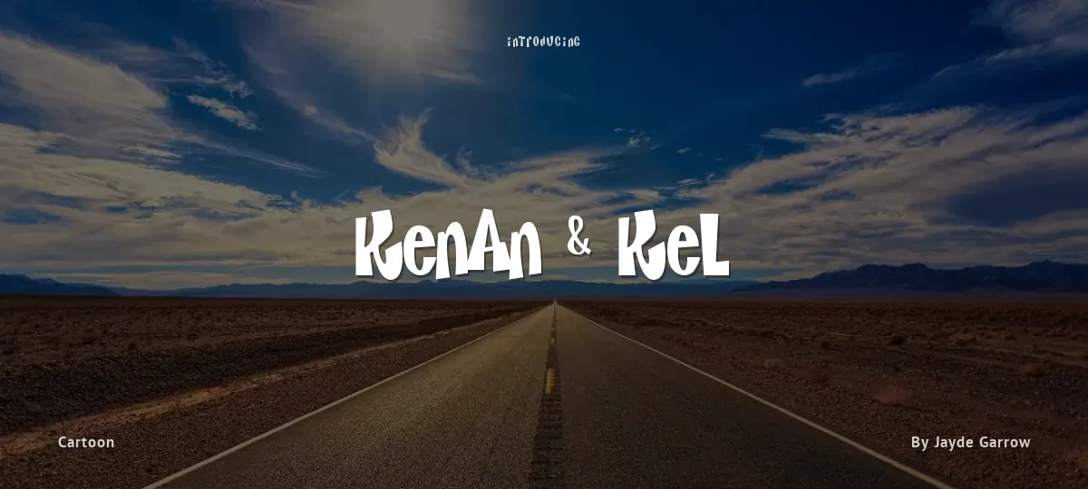 Kenan & Kel font preview