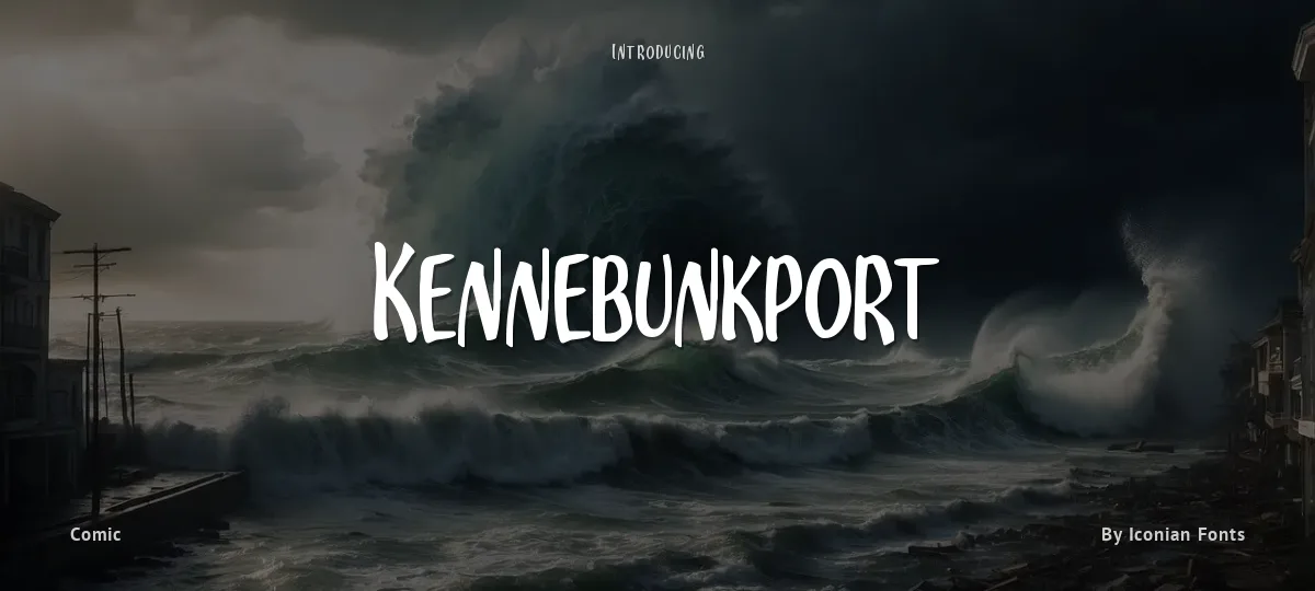 Kennebunkport font preview