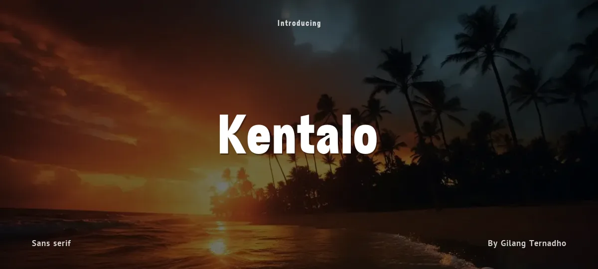 Kentalo font preview