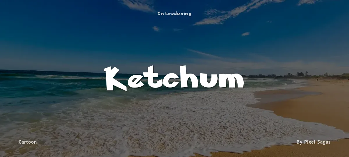 Ketchum font preview
