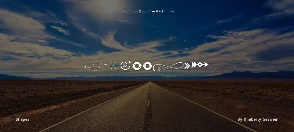 KG Arrows font preview