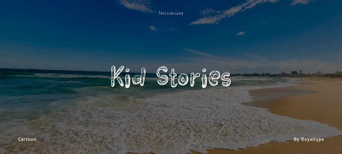 Kid Stories font preview