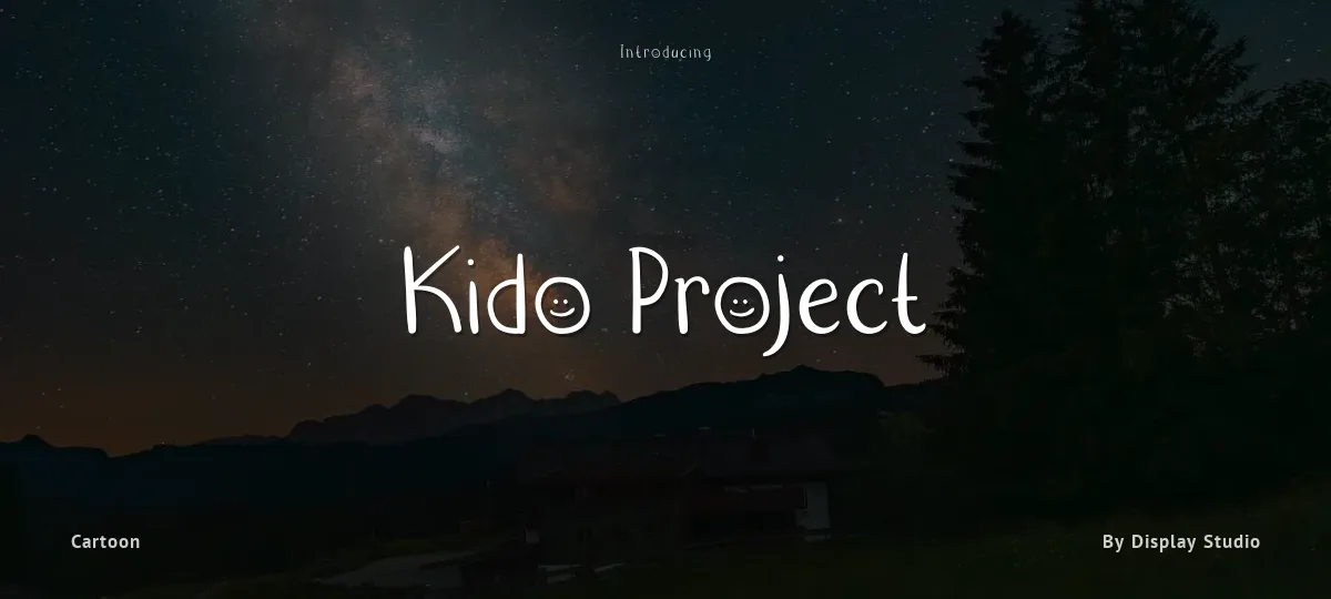 Kido Project font preview