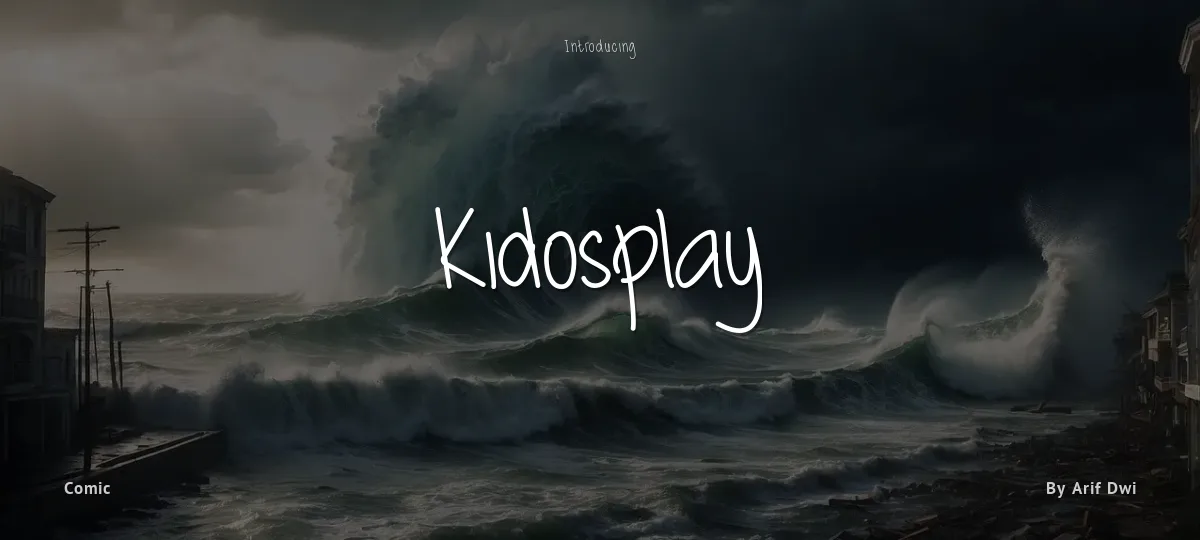 Kidosplay font preview