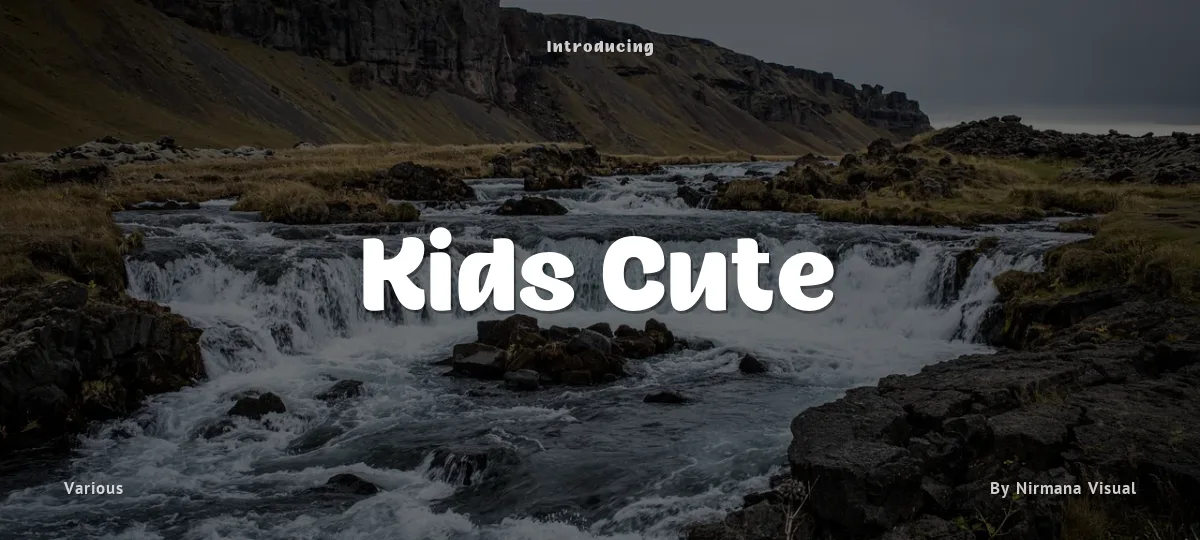 Kids Cute font preview