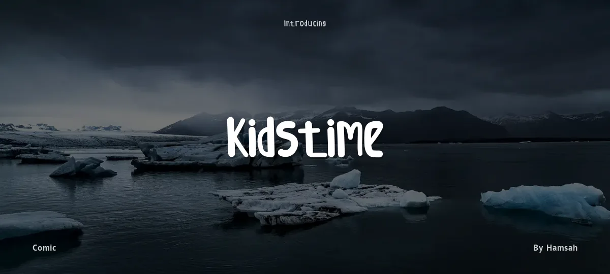 Kidstime font preview