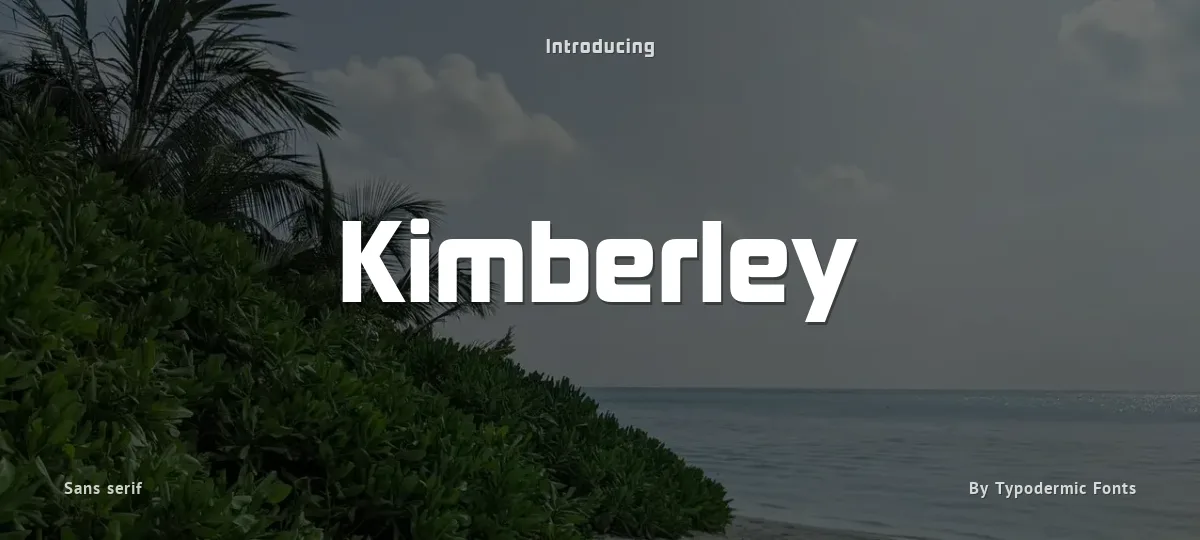 Kimberley font preview