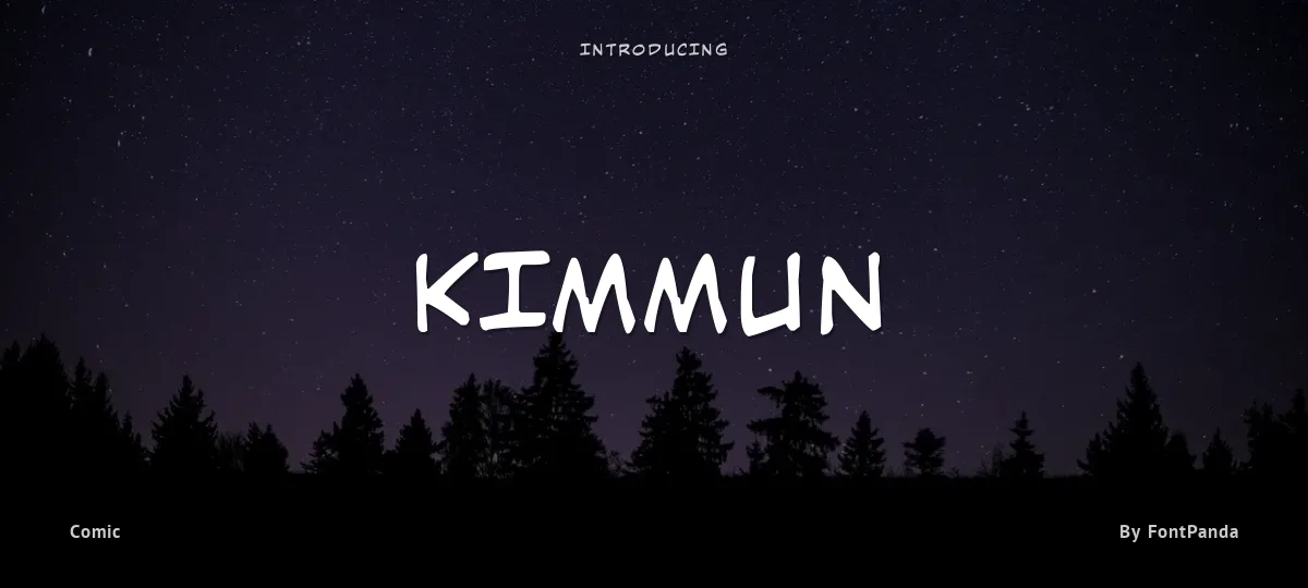 Kimmun font preview