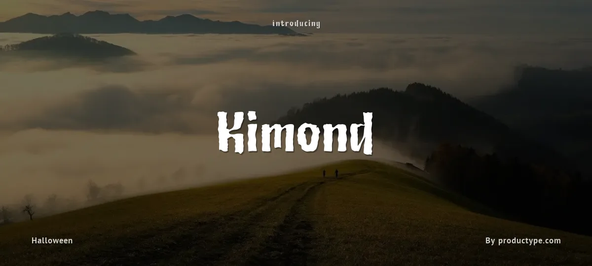 Kimond font preview