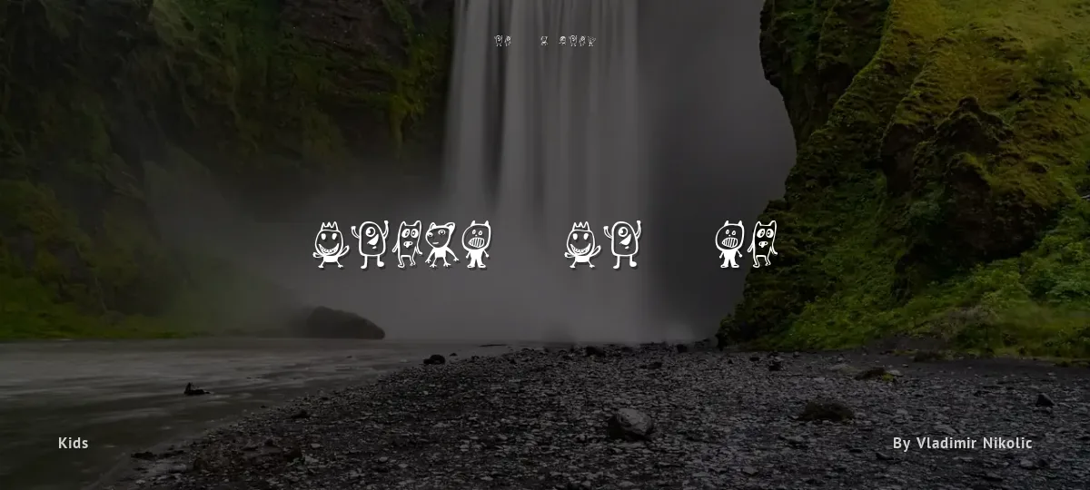Kinderskizzen font preview