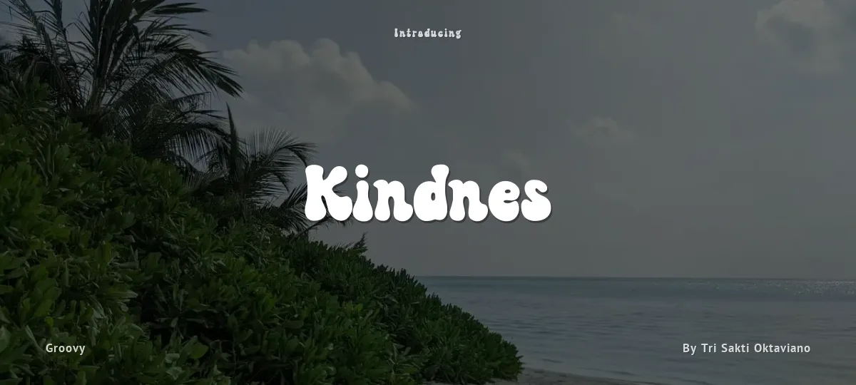 Kindnes font preview
