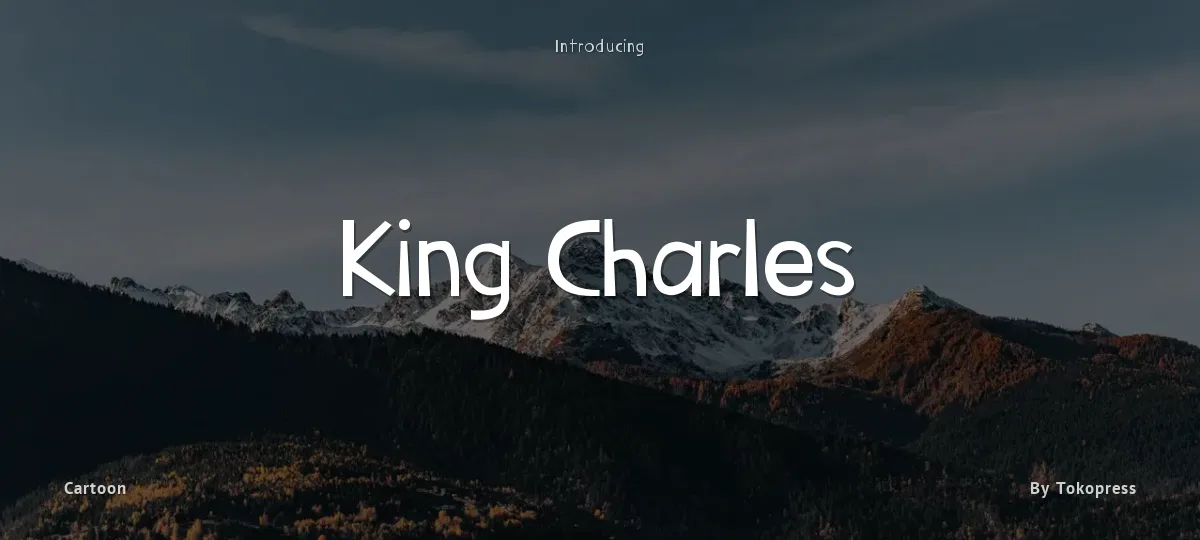 King Charles font preview