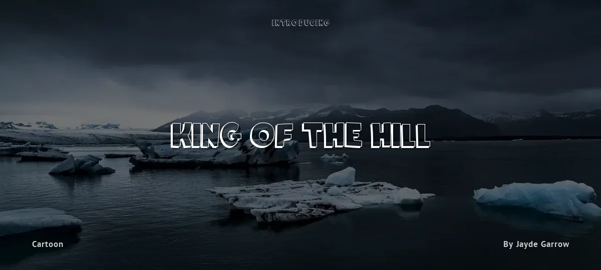 King Of The Hill font preview