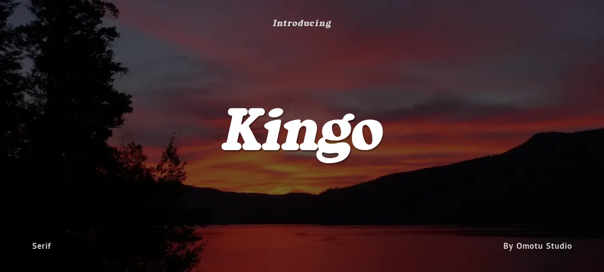 Kingo font preview