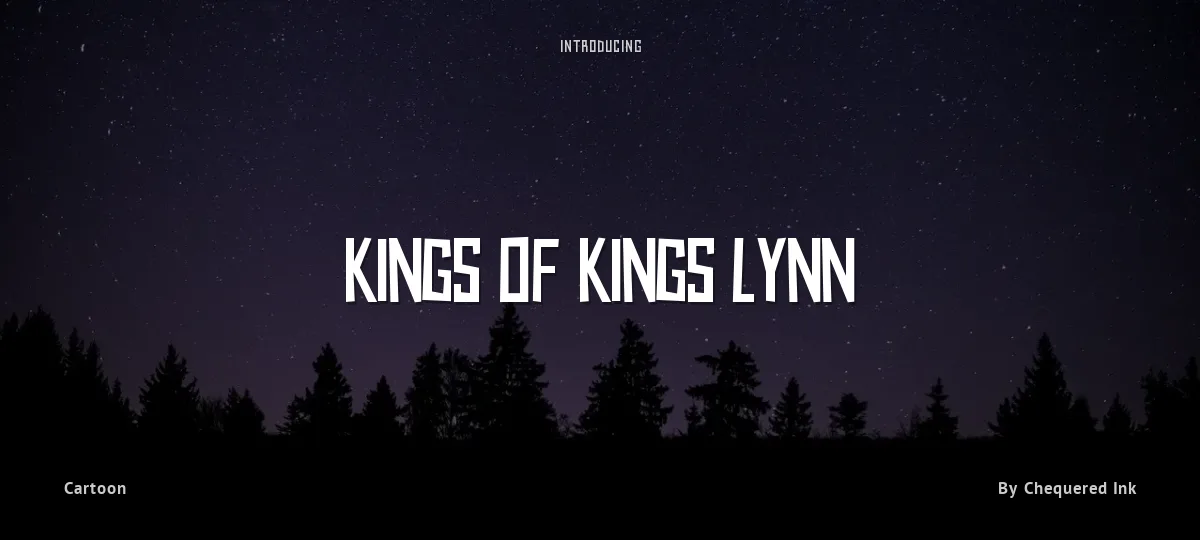Kings of Kings Lynn font preview