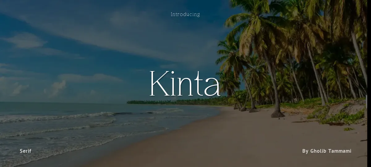 Kinta font preview