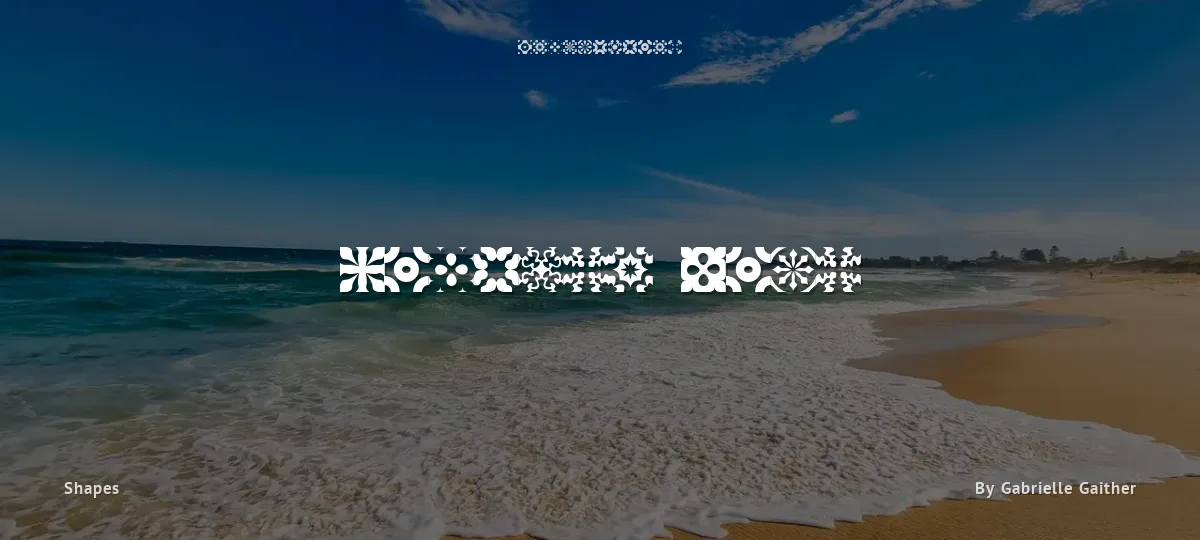 Kitchen Tile font preview