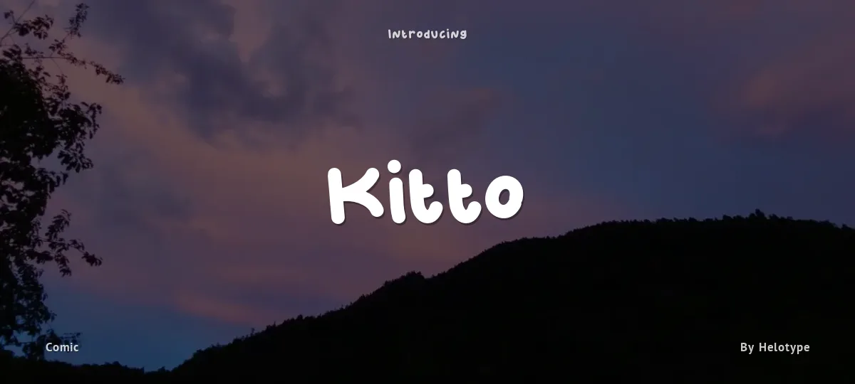 Kitto font preview