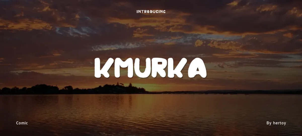 Kmurka font preview