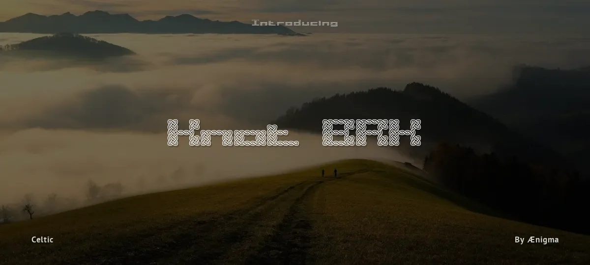 Knot BRK font preview