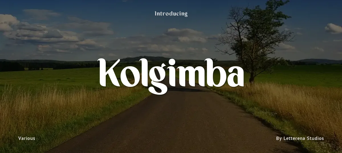 Kolgimba font preview