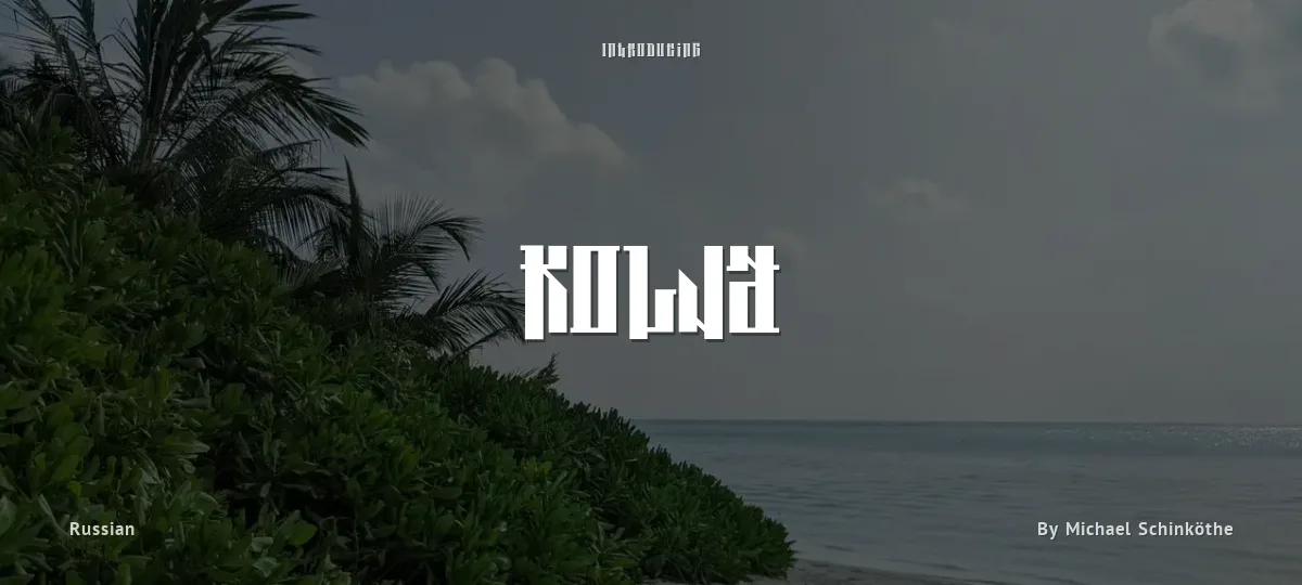 Kolja font preview