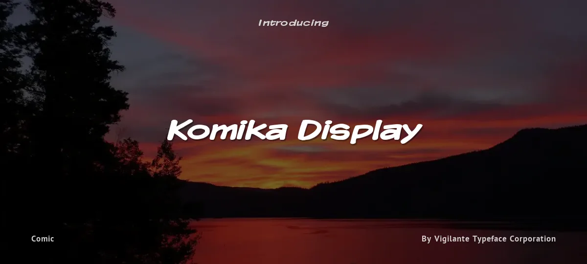 Komika Display font preview