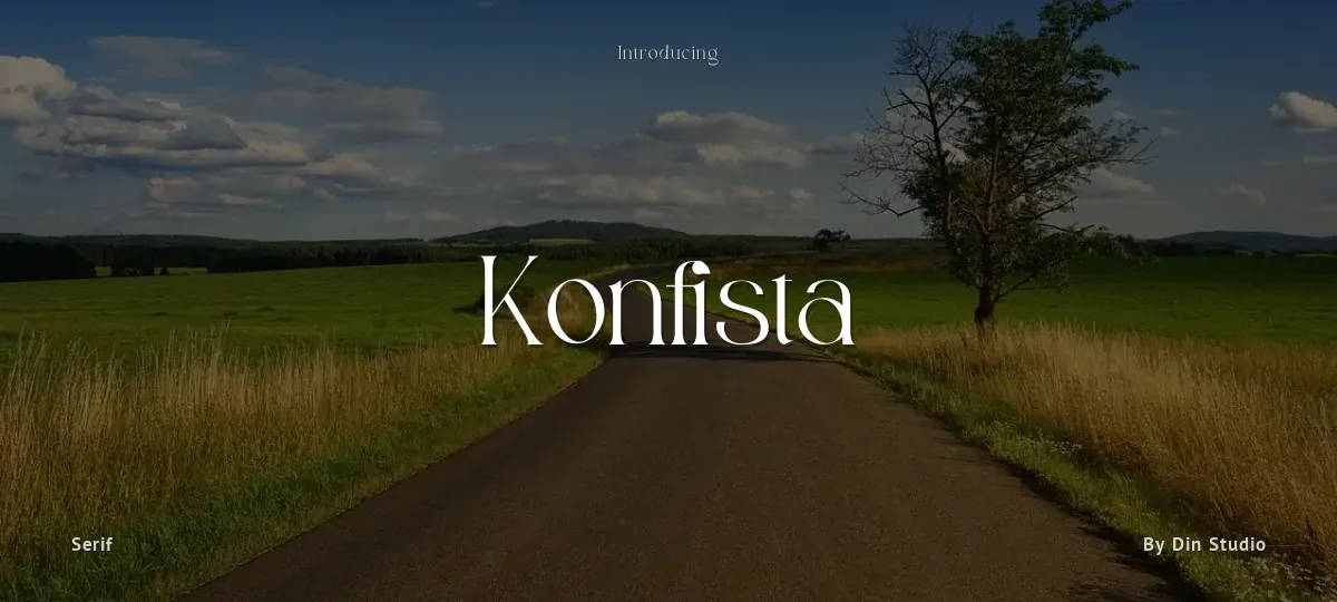 Konfista font preview