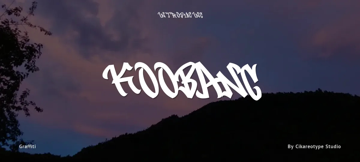 Koobang font preview
