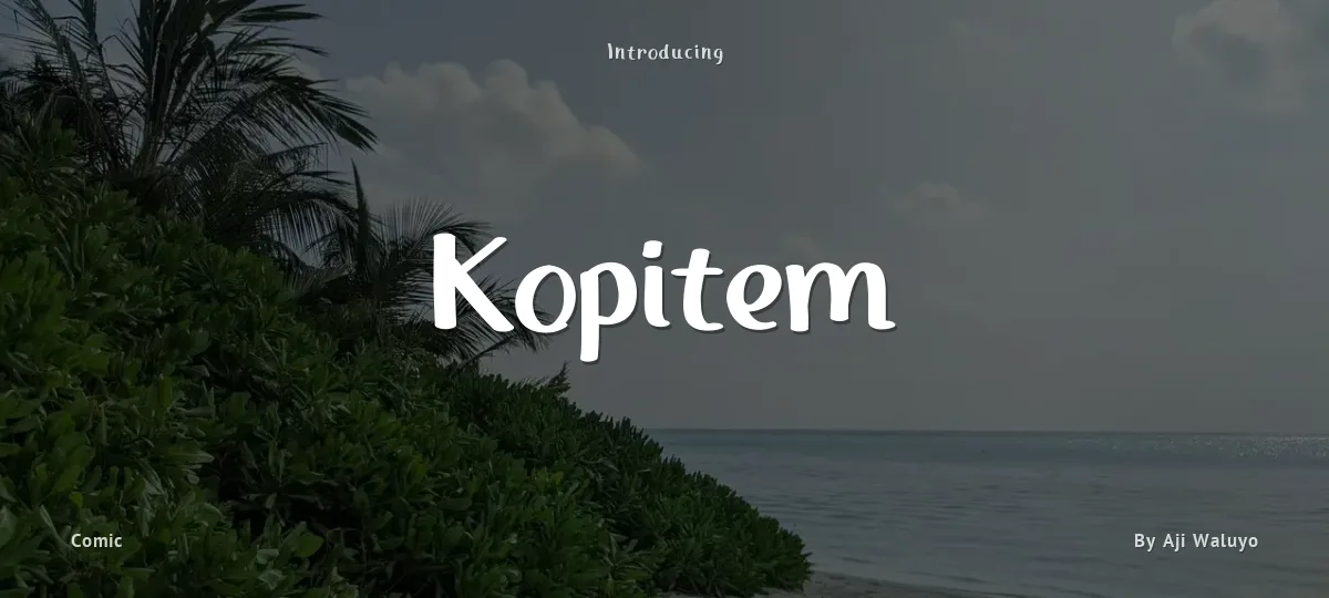 Kopitem font preview