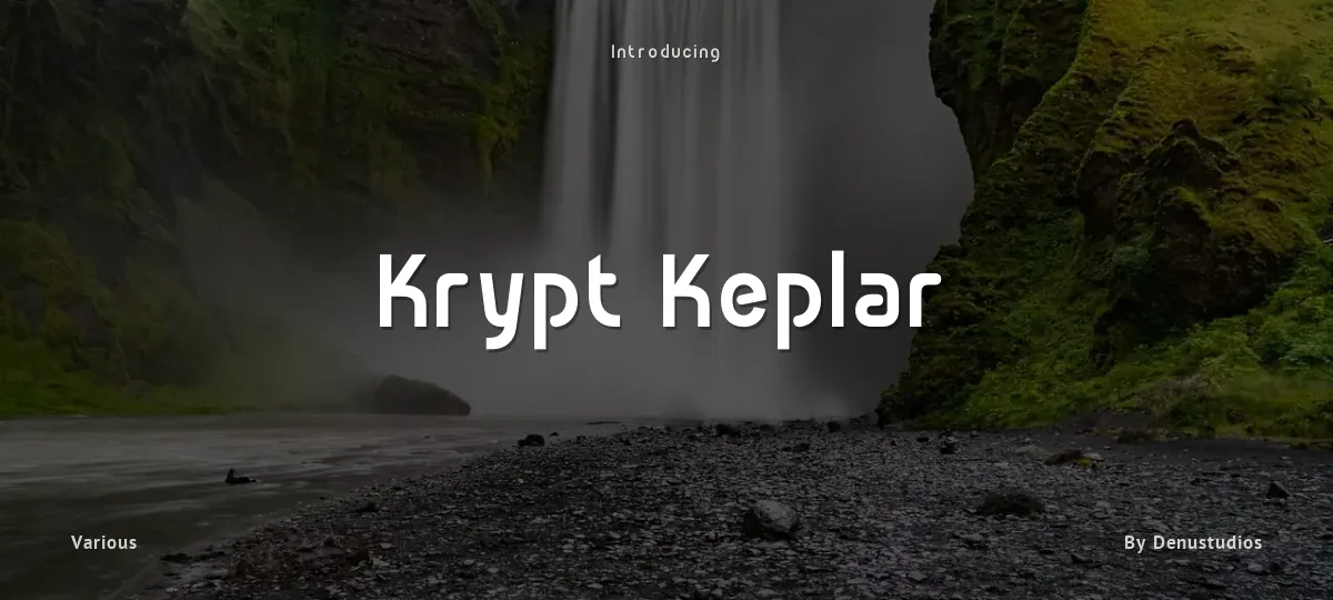Krypt Keplar font preview
