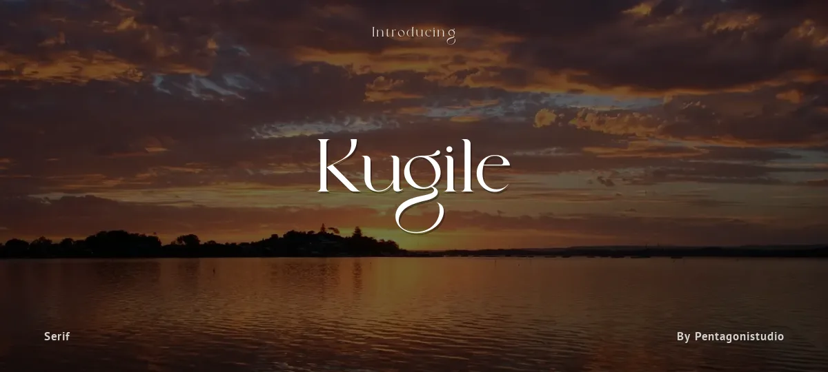 Kugile font preview