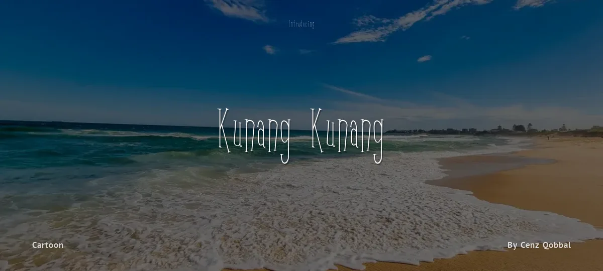 Kunang Kunang font preview