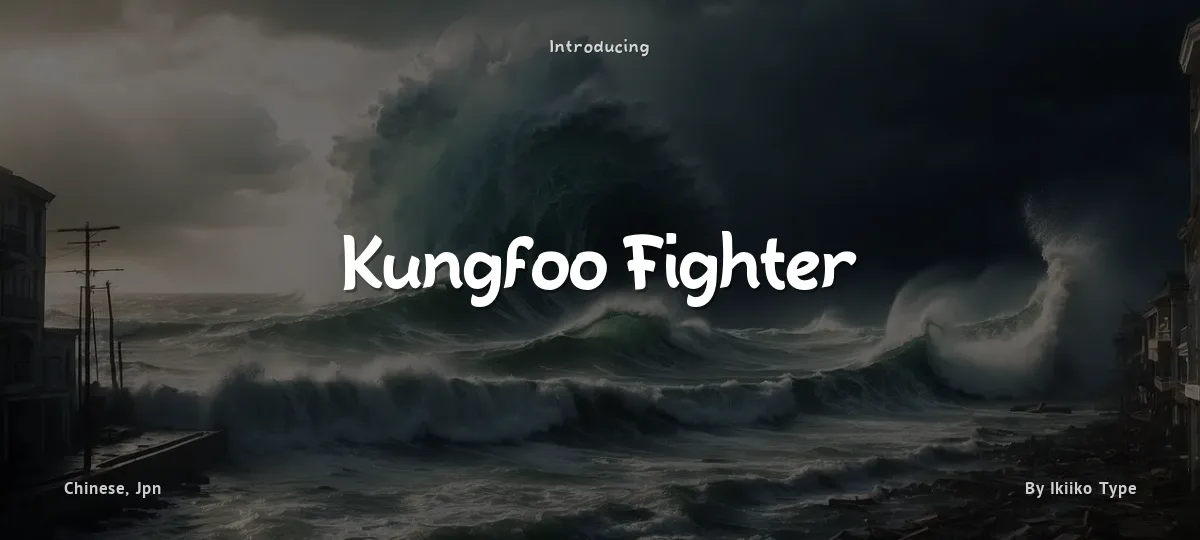 Kungfoo Fighter font preview