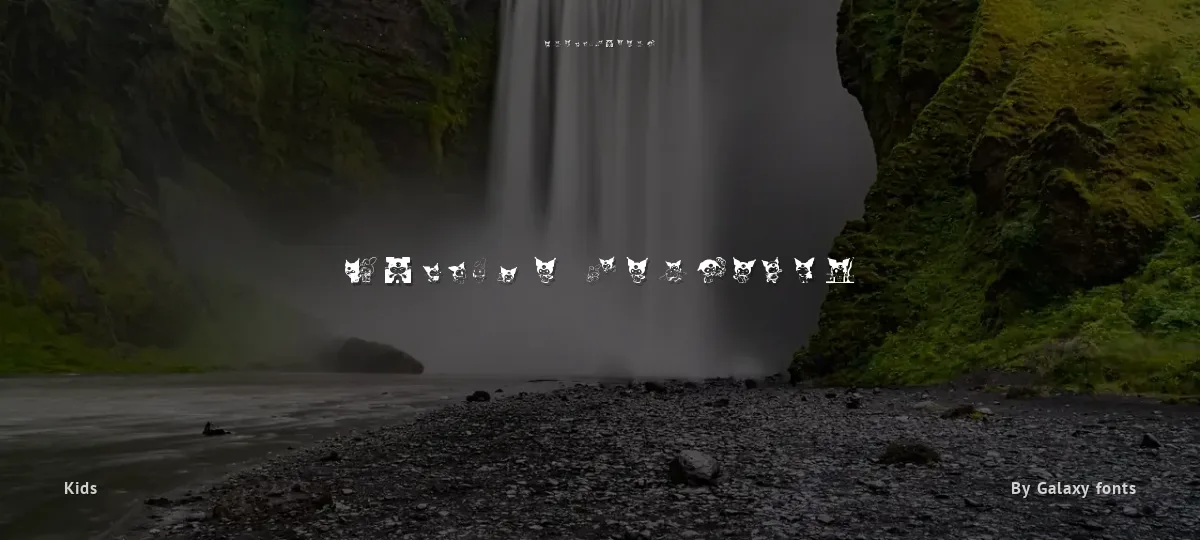 Kuromi Dingbats font preview