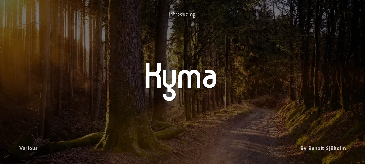 Kyma font preview