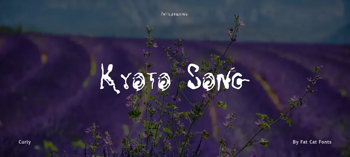 Kyoto Song font preview