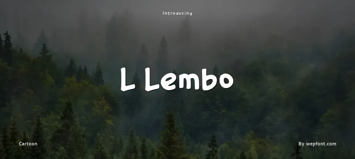 L Lembo font preview