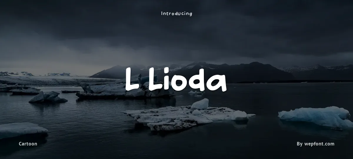 L Lioda font preview
