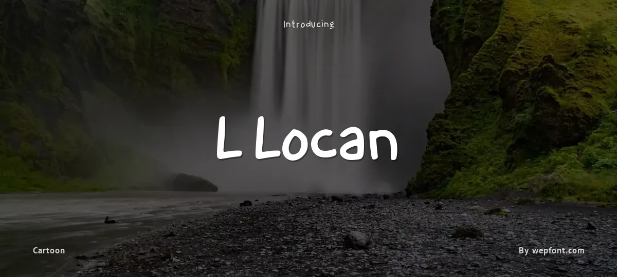L Locan font preview